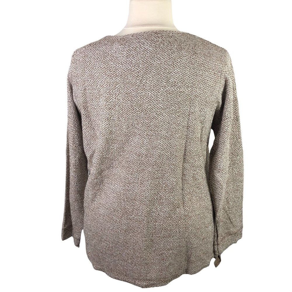 Sonja Betro Women's Knit Top Taupe 2X New - Picture 3 of 7
